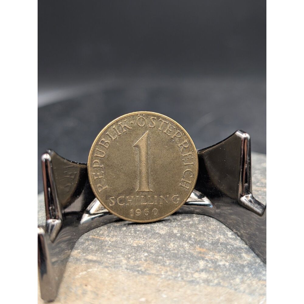 1960 Austria 1 Schilling – REPUBLIK ÖSTERREICH – Bronze Coin – Circulated